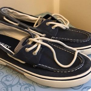Men’s Sperry Boat shoes size 9.5 Navy Blue